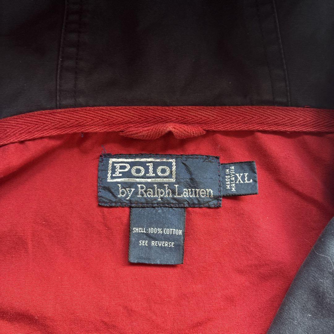【90s】Ralph Lauren アノラックパーカー コットン フェード