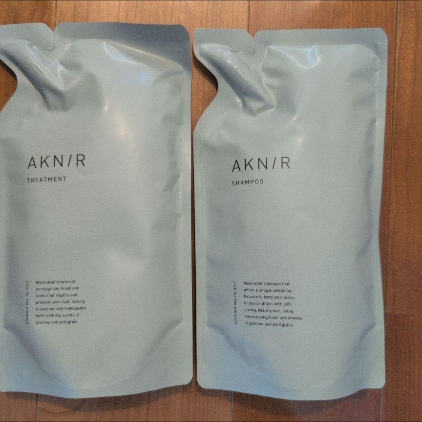 AKNIR シャンプー トリートメント 各300ml詰替用
