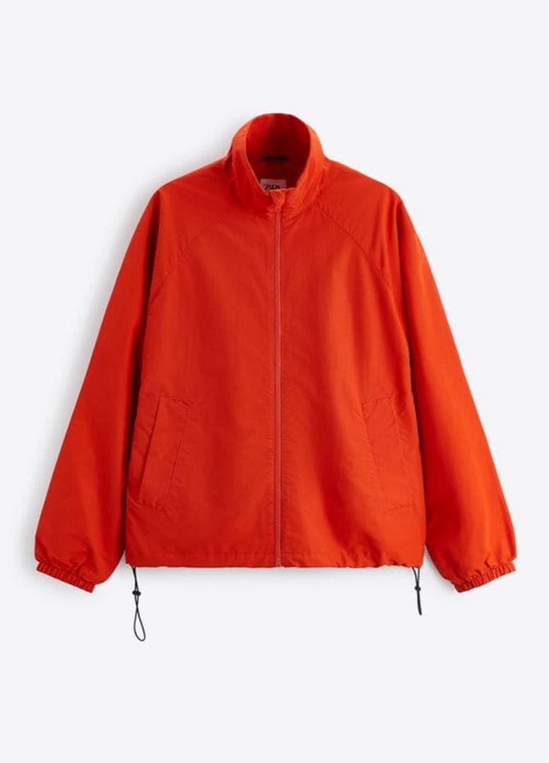 【新品未使用】ZARA BOXY FIT ジャケット オレンジ ビッグシルエット