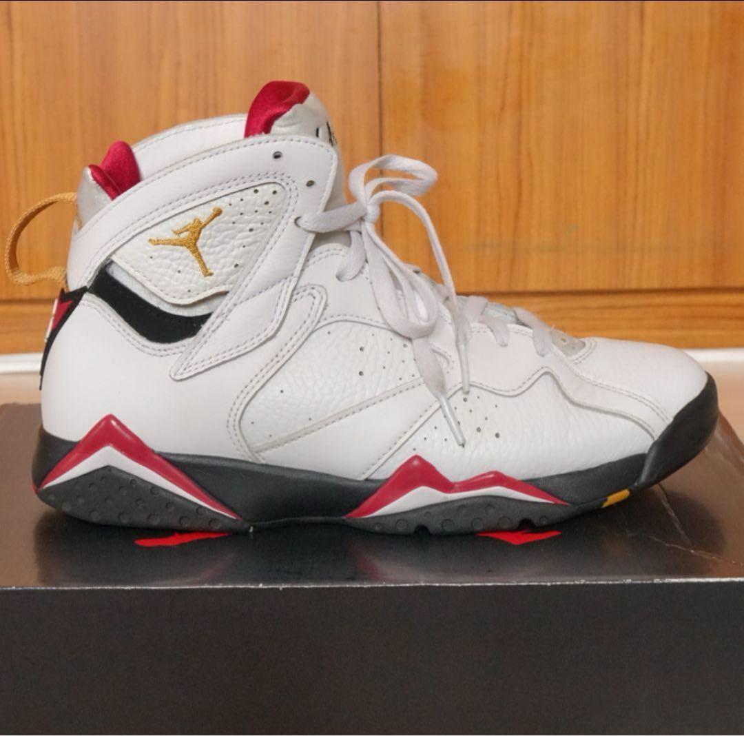 Air Jordan 7 ホワイト/レッド スニーカー