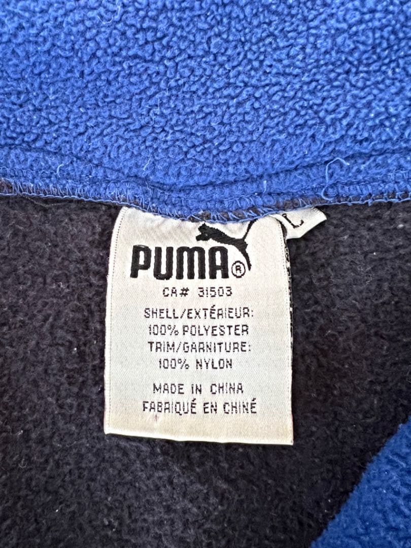 代引き人気 Puma プルオーバーフリース ブルー ブラック 値下げしました ブルゾン Chauffagevanbrabant Be