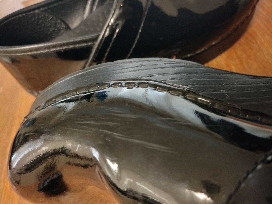 dansko ダンスコ プロフェッショナル スリッポン サボ 黒 エナメル36