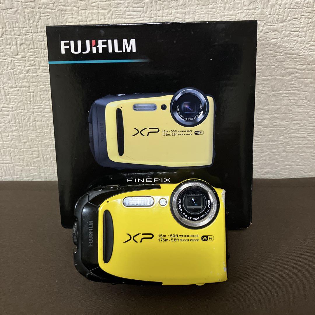 【稼働品】FUJIFILM FINEPIX XP80 デジタルカメラ イエロー
