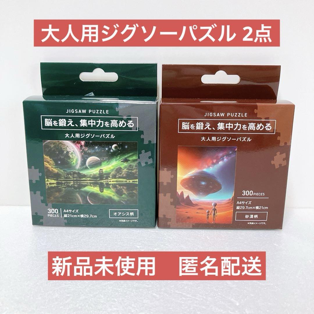 脳を鍛え集中力を高める パズル 300ピース 2点セット オアシス柄
