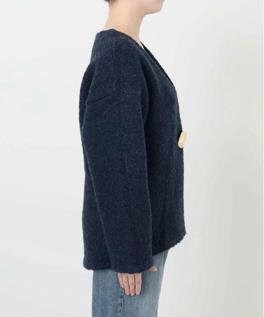 La Totalite ブークレニットジャケット La Totalite ブークレニットジャケット