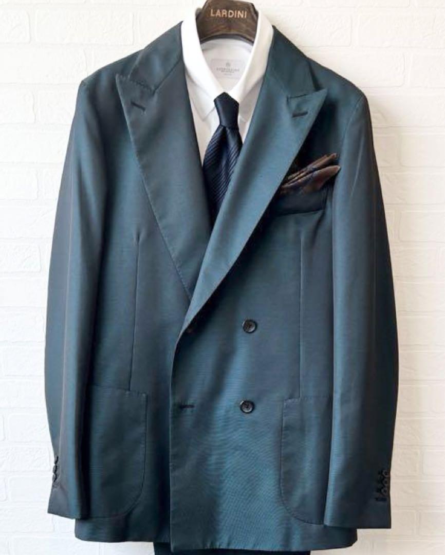 【新品】Belvest ベルベスト スーツ ダブル セットアップ 46
