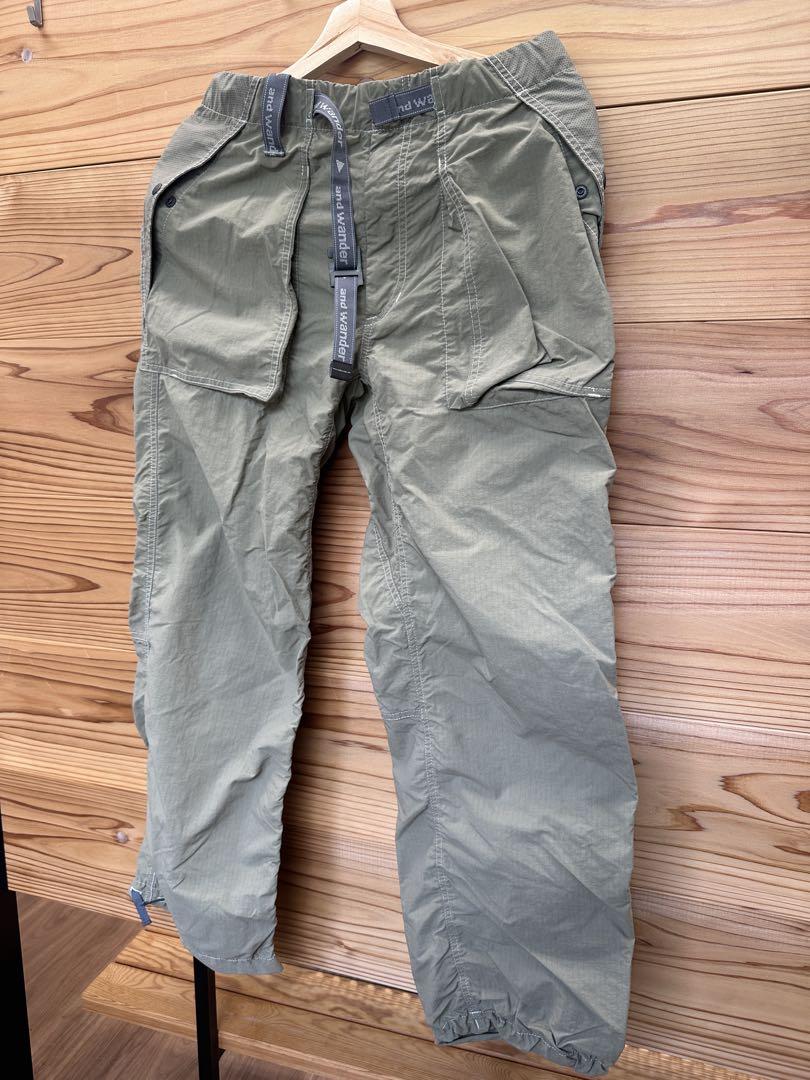 アンドワンダー　PERTEX nylon rip pants