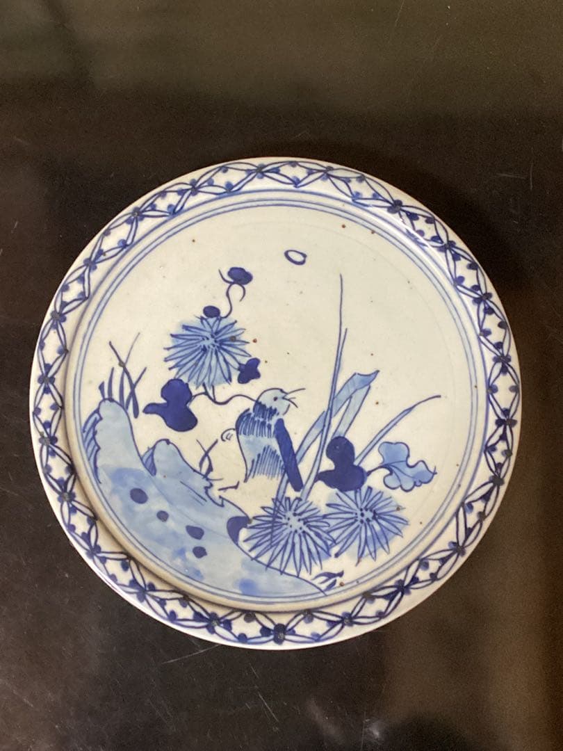 骨董古美術 初期伊万里 染付花鳥図 江戸前期コレクション品 - メルカリ