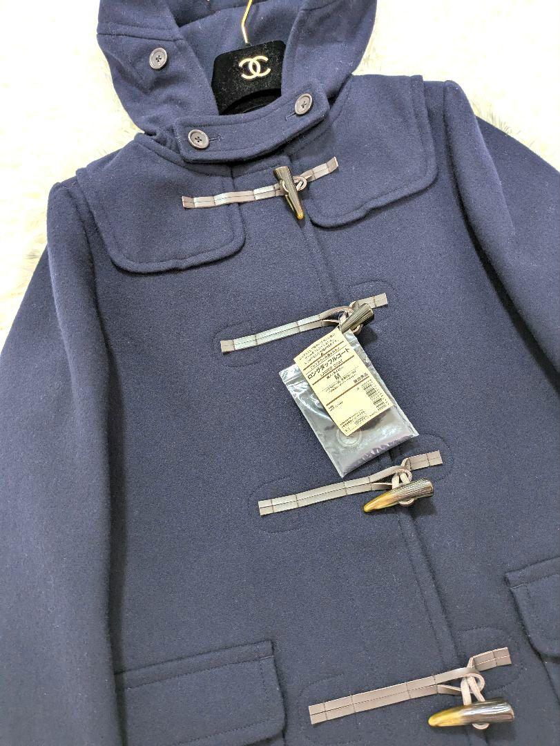 タグ付き未使用】無印良品 ロング ダッフルコート ネイビー М