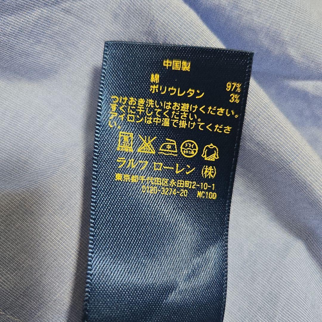 美品 ポロ ラルフローレン シャツワンピース Aライン コットン