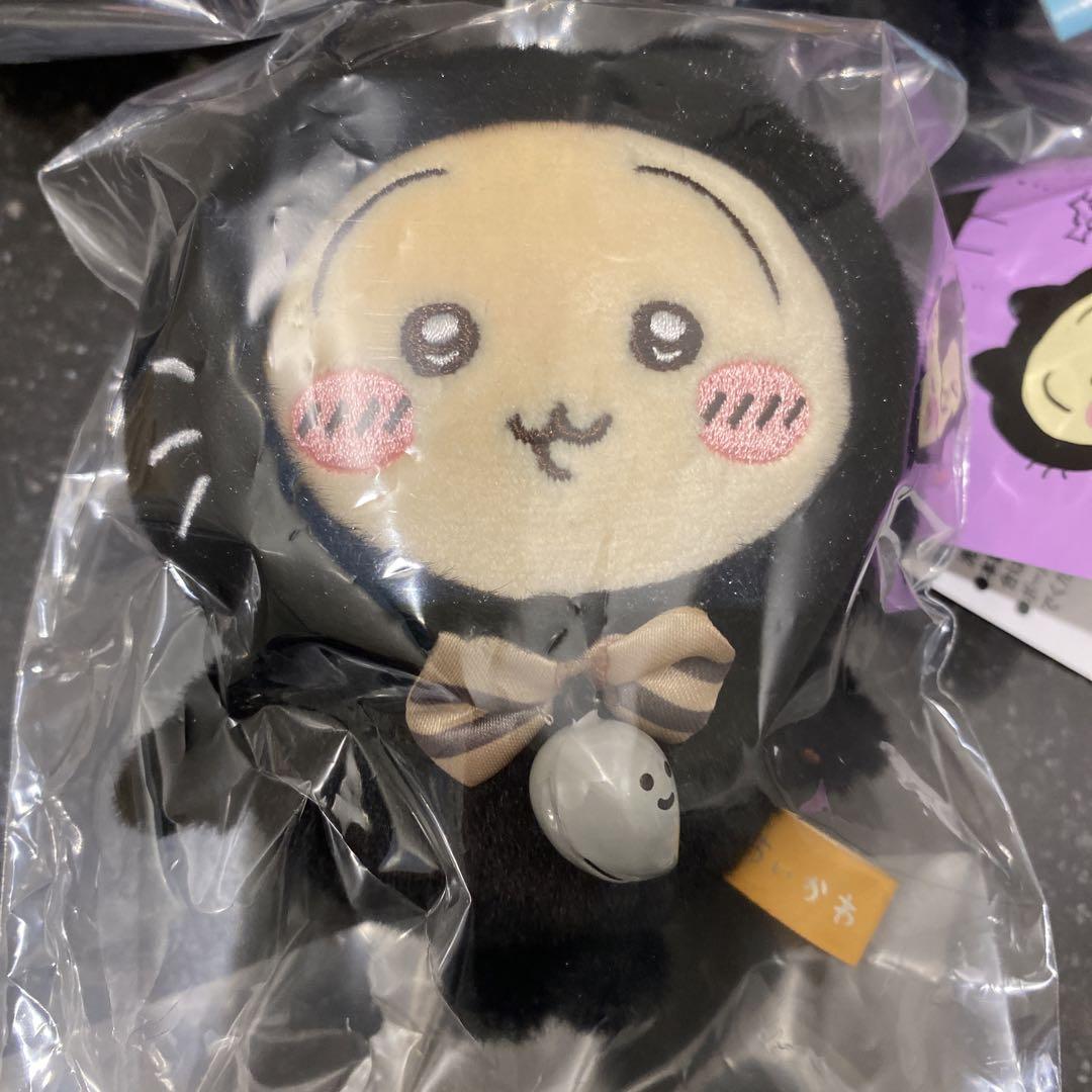 ちいかわ ハチワレ うさぎ ハロウィン 黒猫のマスコット 3点