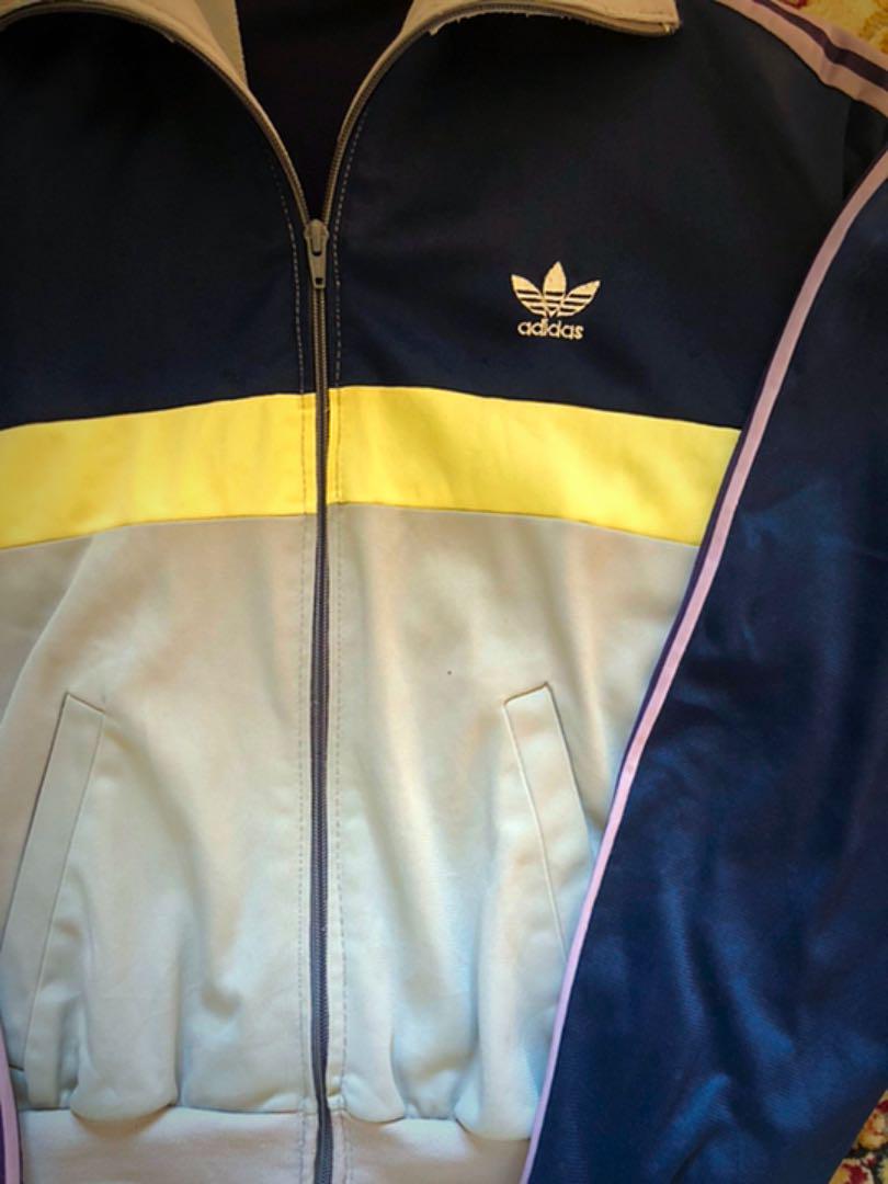 70s adidas アディダス ジャージ　トラックジャケット　フランス製