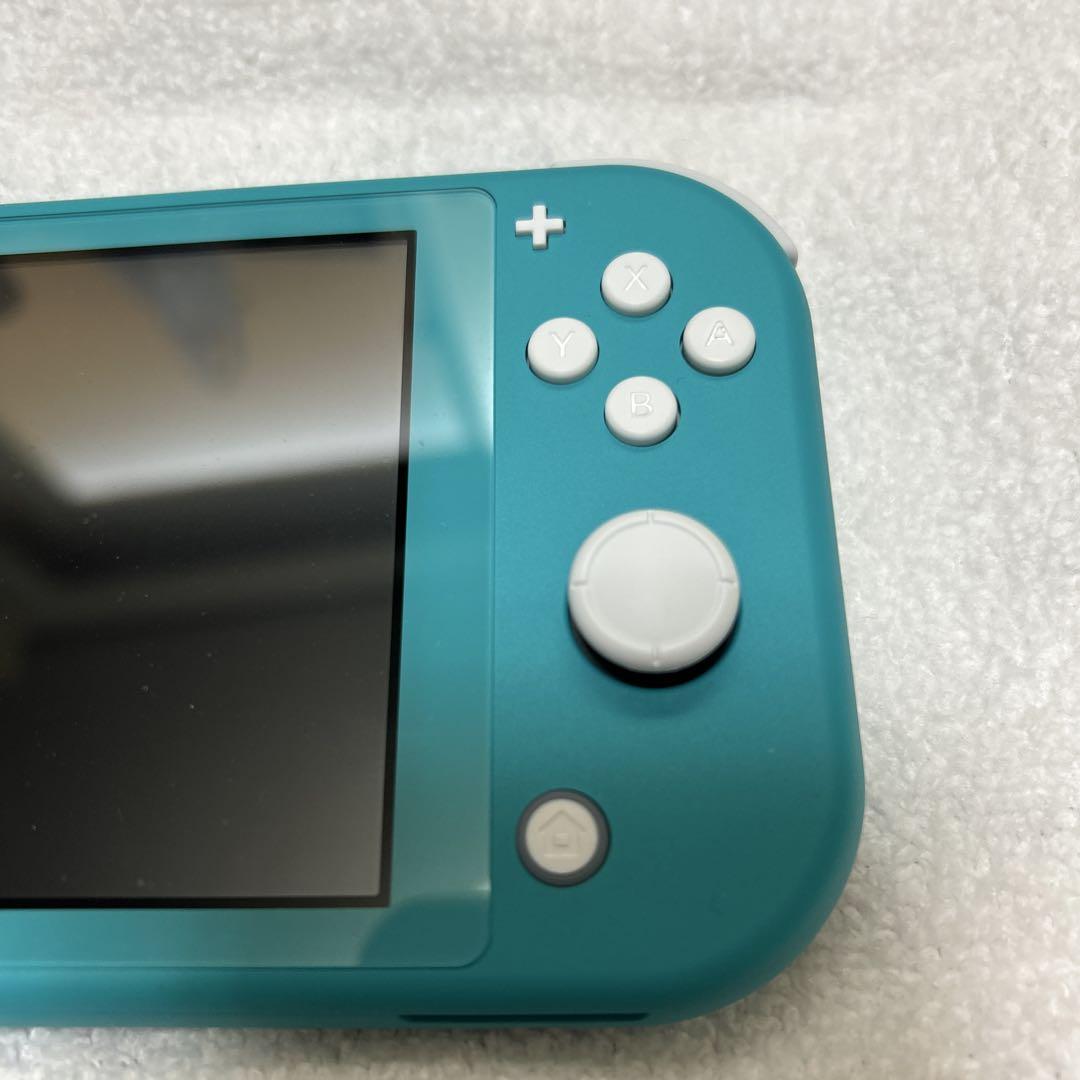 任天堂　Switch Lite ターコイズカラー　本体＋充電器＋ケース付き Nintendo Switch Lite ターコイズ 本体 充電器付き - メルカリ