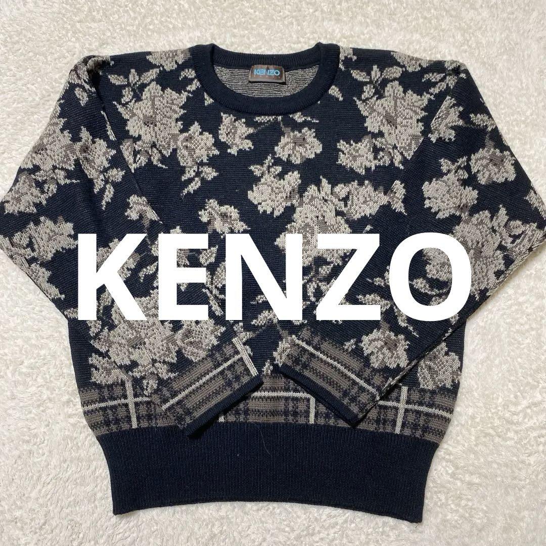 KENZO 花柄セーター M