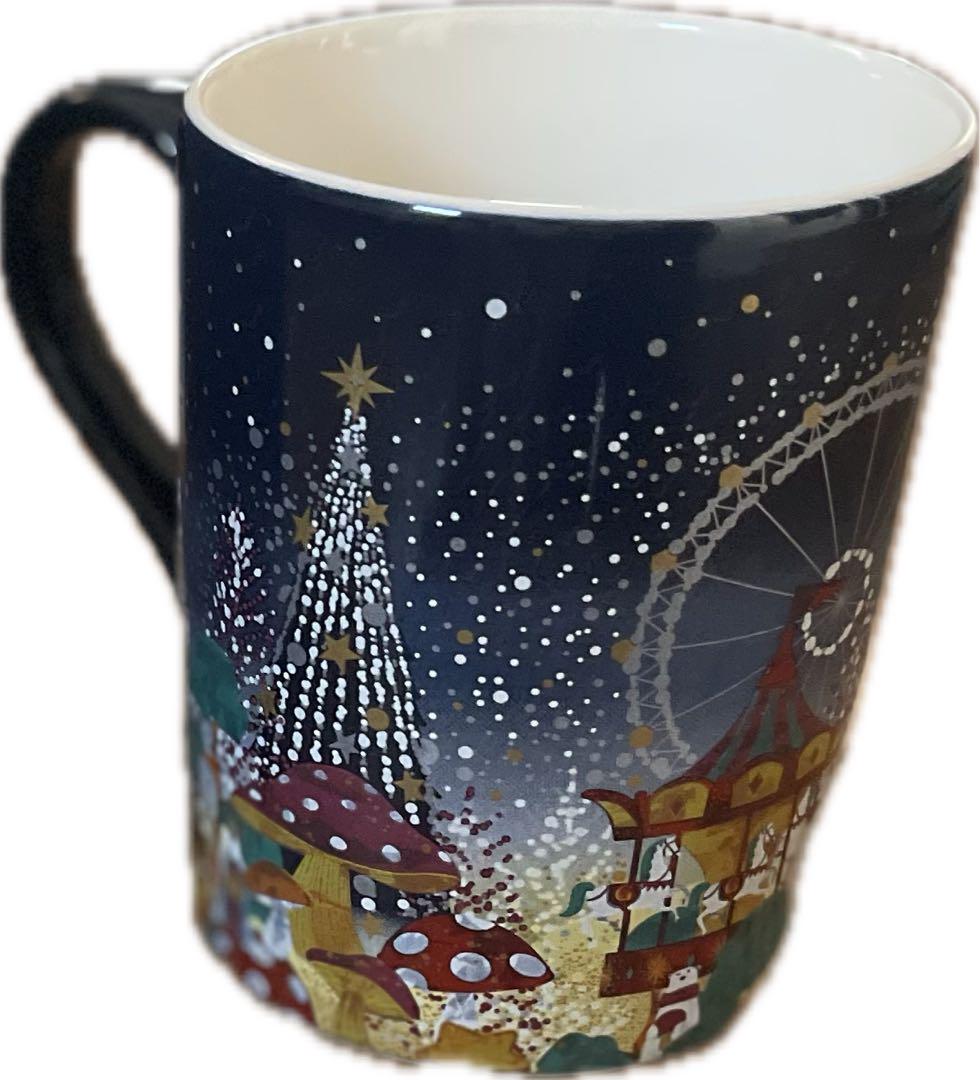 GODIVA ゴディバ
クリスマスデザイン マグカップ 陶器 約350ml