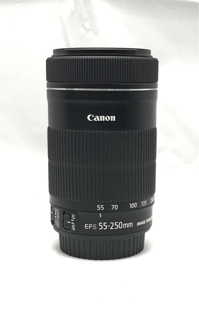 美品　キヤノン EFレンズ EF-S55-250mm F4-5.6 IS STM