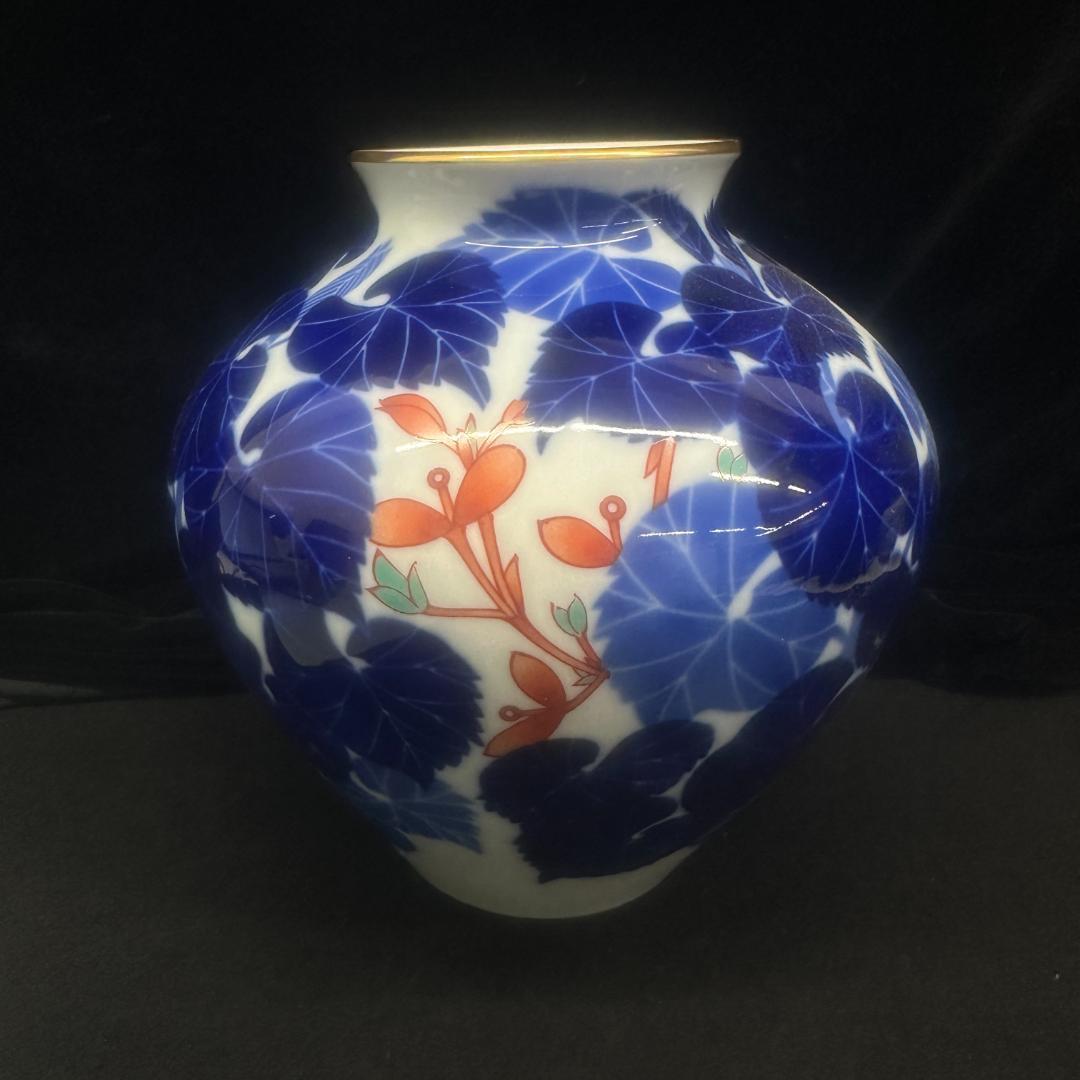 花瓶 香蘭社 有田焼 花器 花入 壺 茶道具 花生