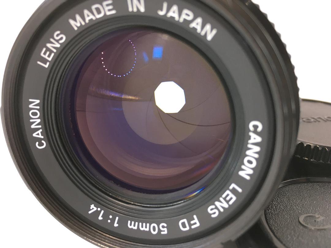 動作確認済 Canon New FD 50mm f/1.4 レンズ #1907 動作確認済 Canon New FD 50mm f/1.4 レンズ #1907