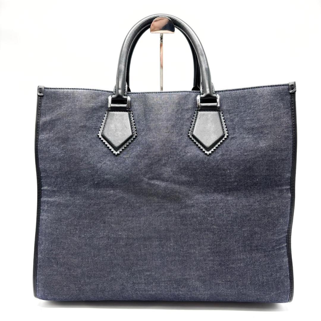 【美品】ドルチェアンドガッバーナ エッジ 2way トートバッグ デニム メンズ