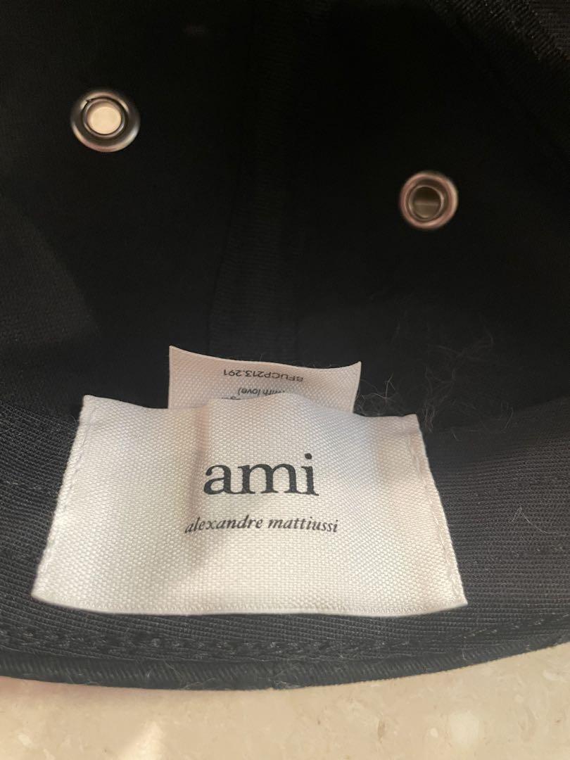 AMI PARIS アミパリス ハートロゴ キャップ ブラック 美品