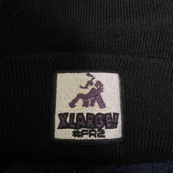 最新作格安 FR2 XLARGE コラボ ニット帽 ビーニー CLRD2-m36018514376 即納格安