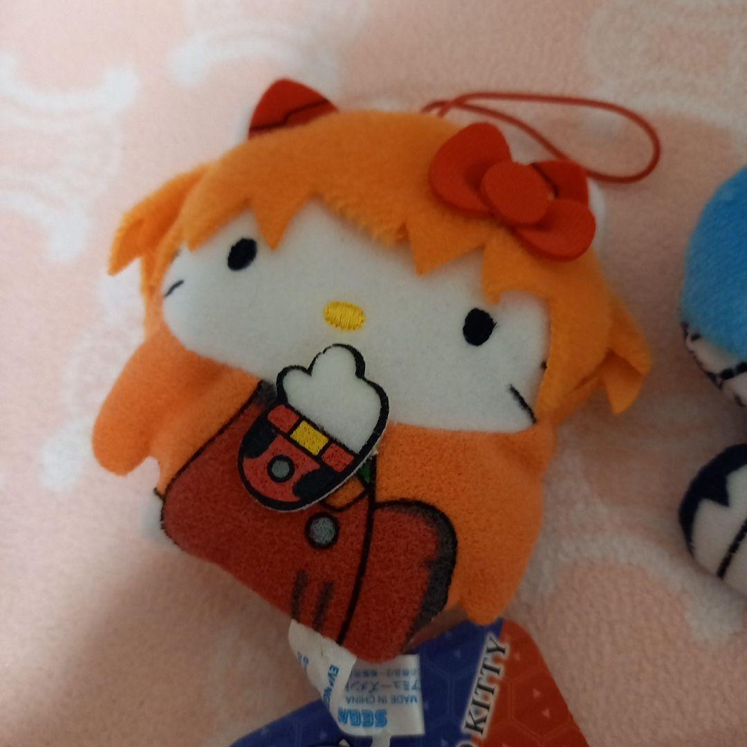 希少　EVANGELION×HELLO KITTY　ぷっくりマスコット ２個