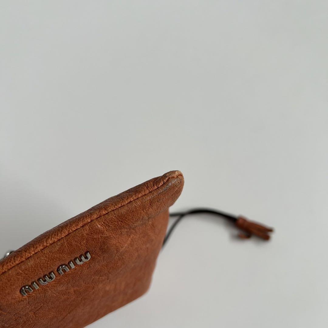 90s MIU MIU ARCHIVE LEATHER PURSE PORCH
