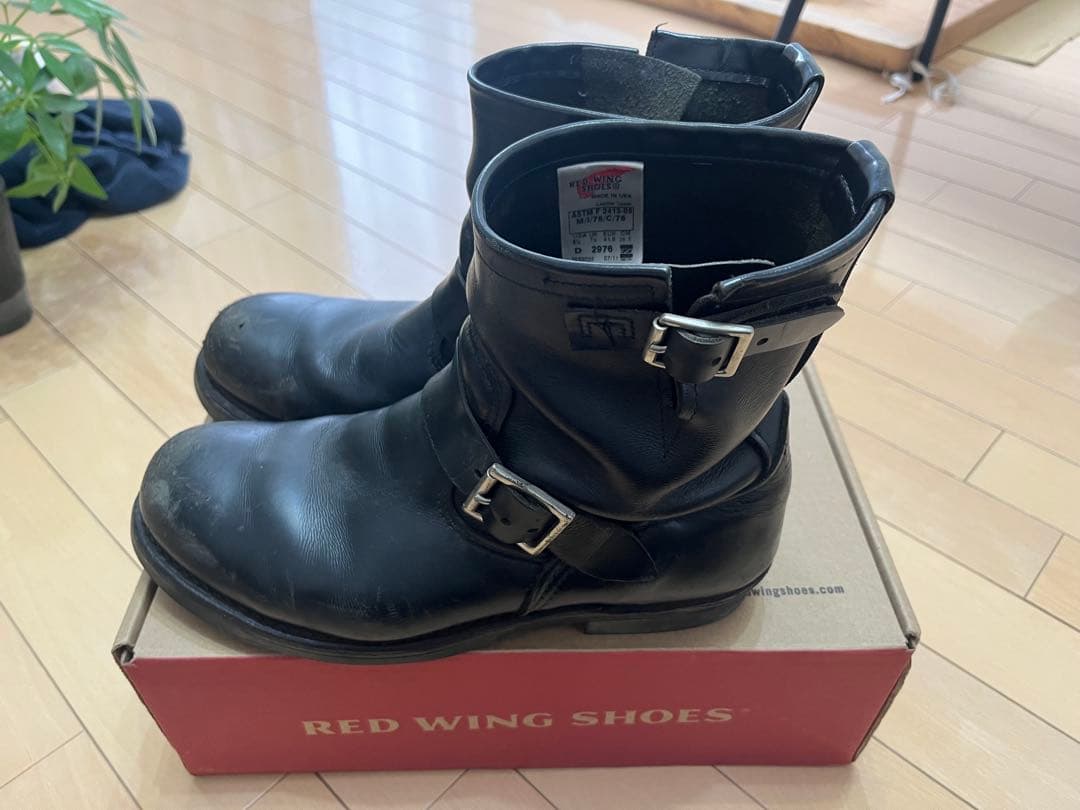 RED WING 廃盤ショートエンジニアブーツ♯2976/26.5cm