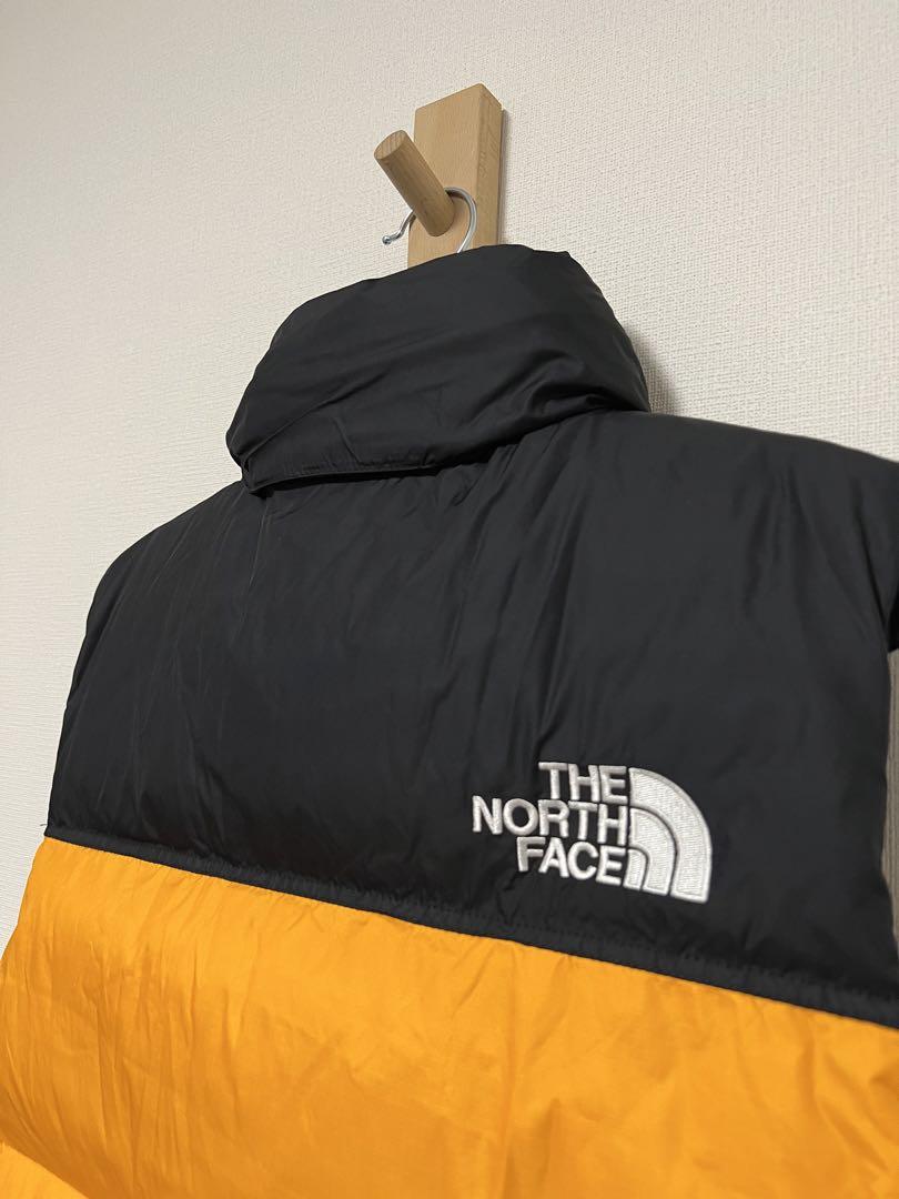【新品】ザ ノースフェイス ヌプシ ダウン ベスト 700 黄色×黒 XS