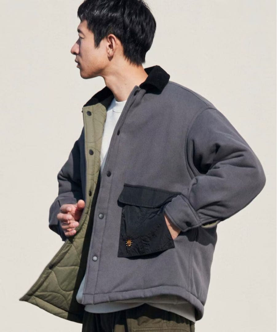 【完売商品】Insideout QUITLED SWEAT JKT 【完売商品】Insideout QUITLED SWEAT JKT