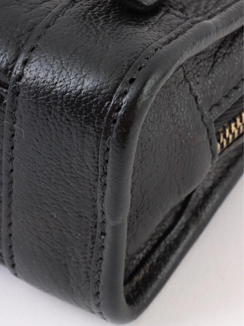 【美品】LOEWE アナグラム　アマソナ　マイクロ　2way バッグ　ブラック