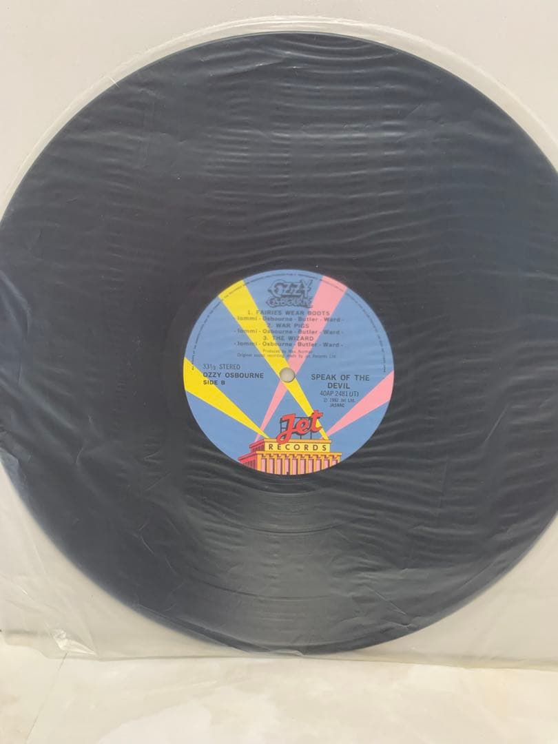 オジー・オズボーン 悪魔の囁き 国内盤帯付きレコード ランディ・ローズ追悼盤 オジー・オズボーン 悪魔の囁き 国内盤帯付きレコード ランディ・ローズ追悼盤