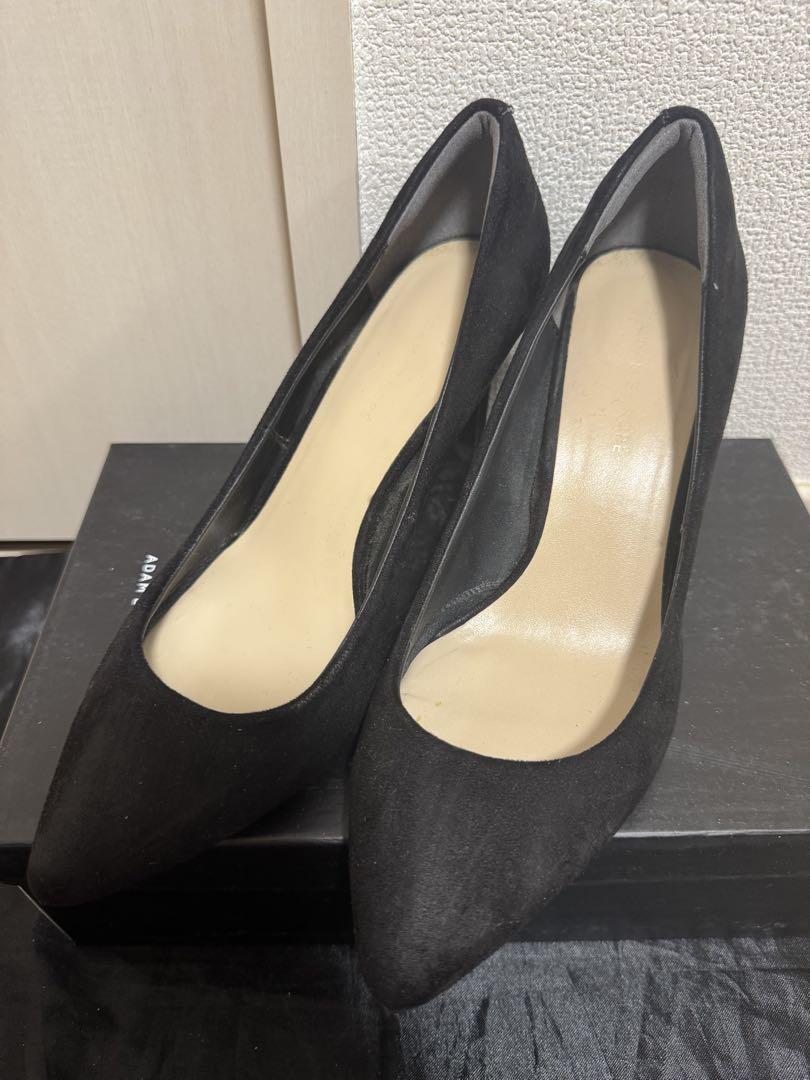 アダムエロペ　　カップインポロネーゼパンプス　ブラック　23.5