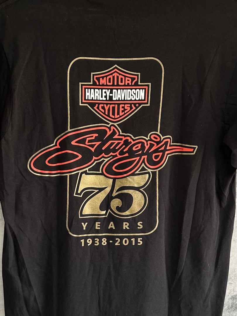 新品　未使用　ハーレーダビッドソン　Tシャツ 75周年 アメリカン ブラック　S
