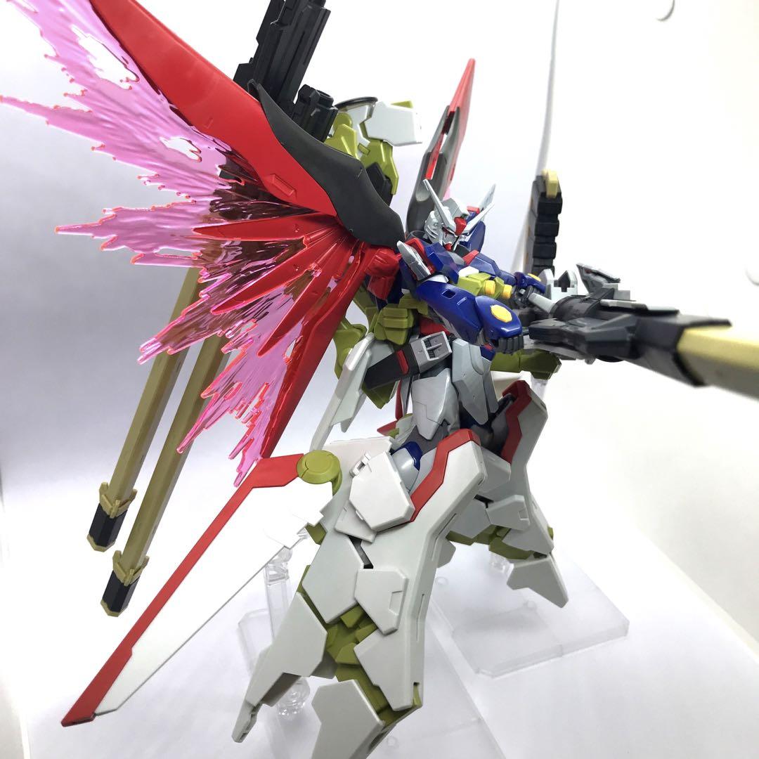 HG 1/144デスティニーガンダムSpecII & ゼウスシルエット素組完成品