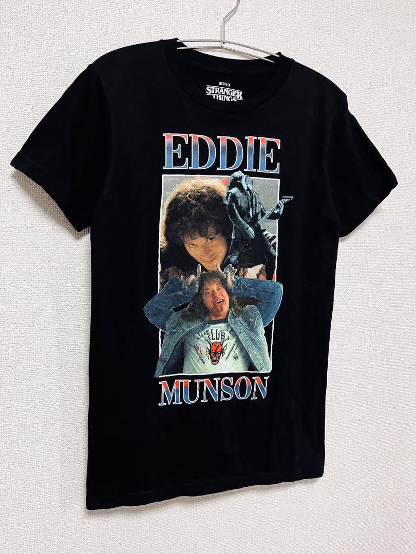 ストレンジャーシングス Tシャツ 黒 エディ netflix ストレンジャーシングス Tシャツ XLサイズ 黒 海外公式 netflix