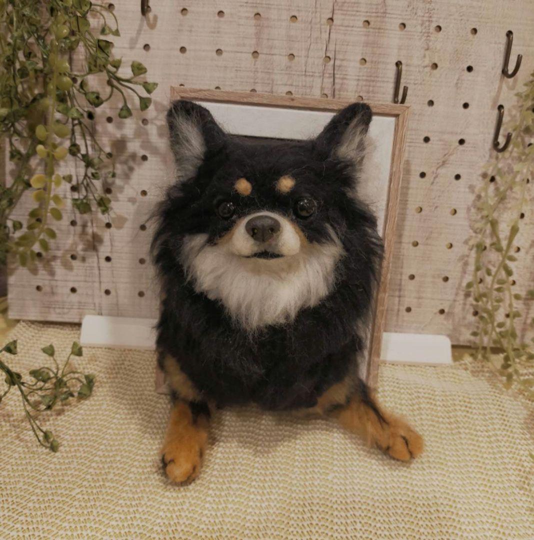 羊毛フェルト　ハンドメイド　犬　チワワ