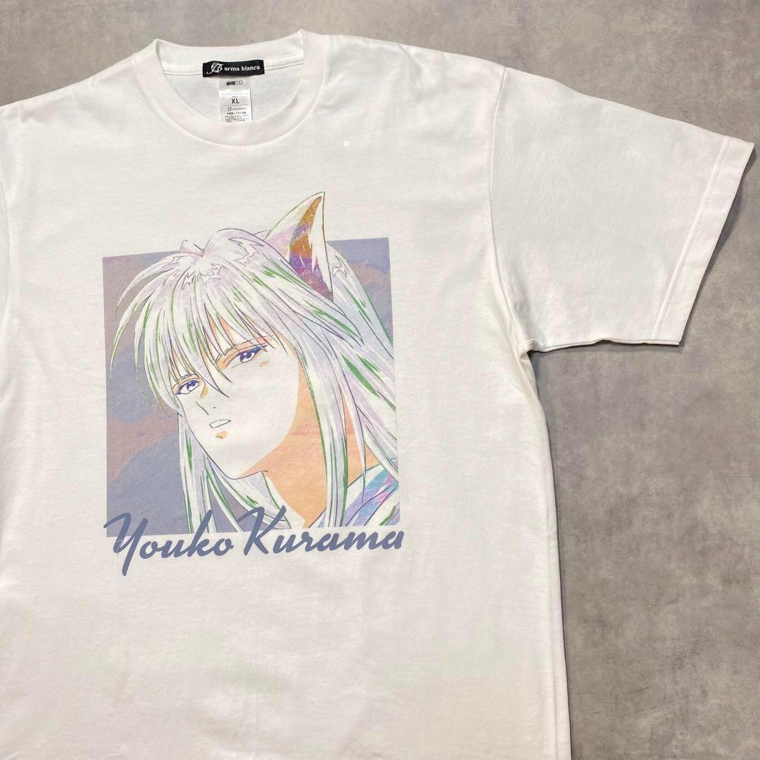 幽遊白書 妖狐蔵馬プリントTシャツ メンズ古着 アニメT 漫画T ANIMET