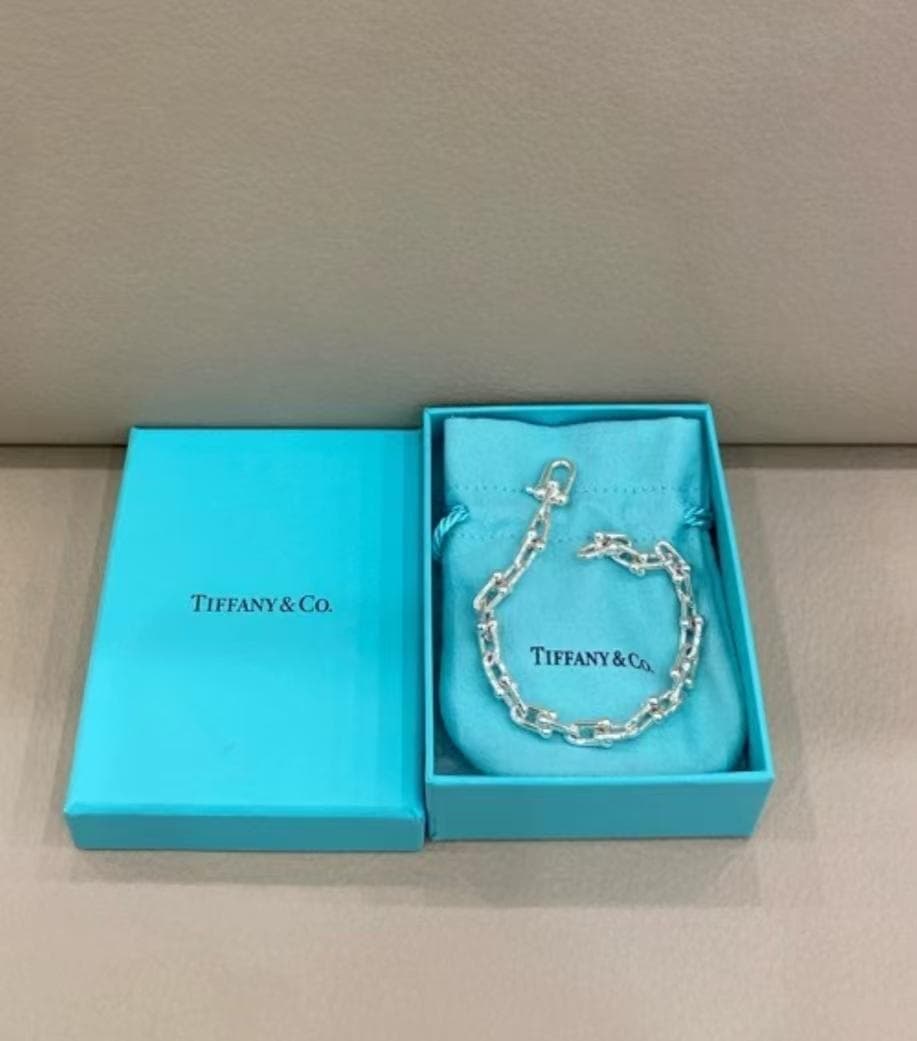 Tiffany & Co. シルバーリンクチェーンブレスレット 9,880円