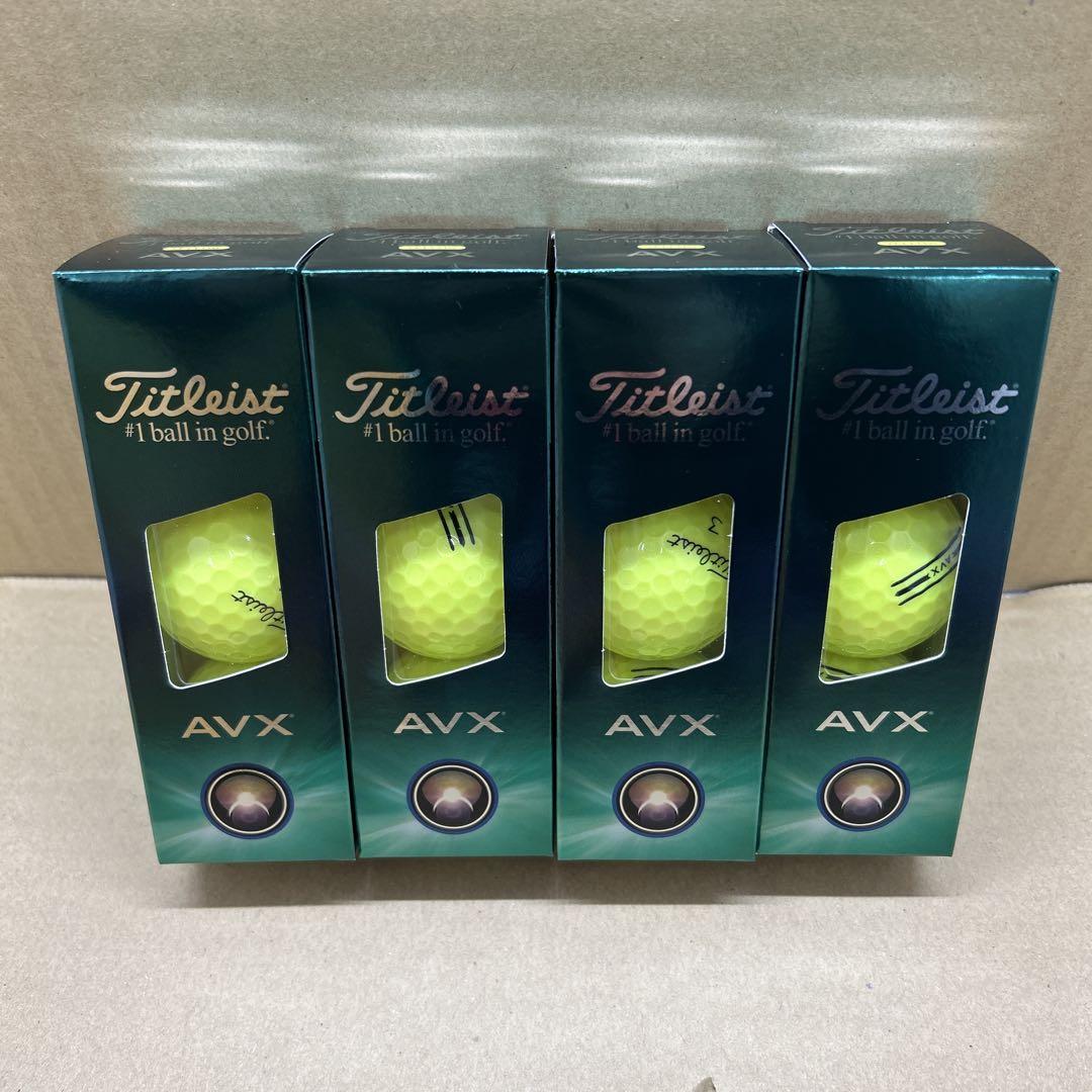 ◎タイトリスト AVX 2024年モデル イエローボール １ダース◎