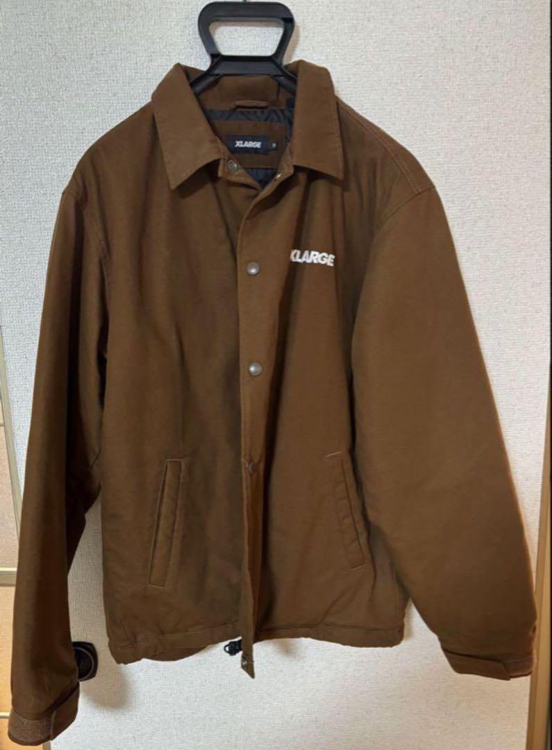 XLARGE ブラウン コーチジャケット