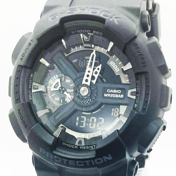 カシオ G-SHOCK ANALOG-DIGITAL ブラック GA-110