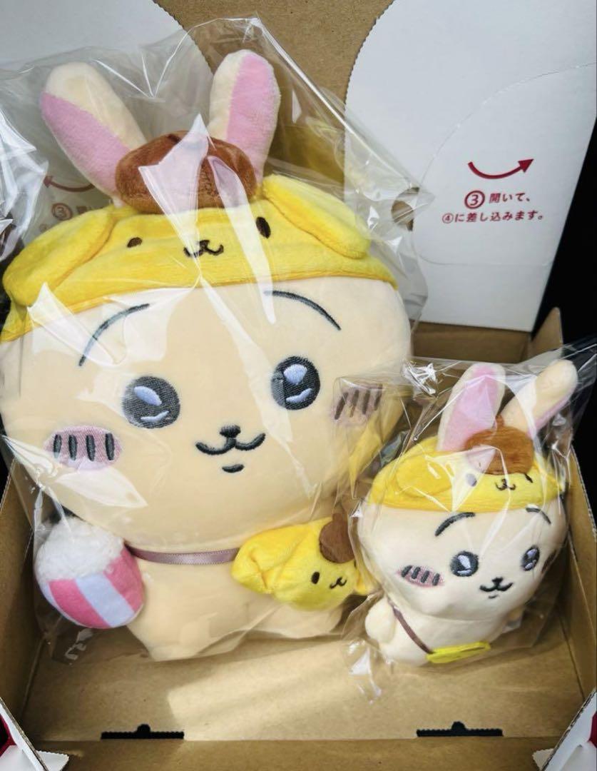 ちいかわ×サンリオキャラクターズ うさぎ ぬいぐるみ マスコット