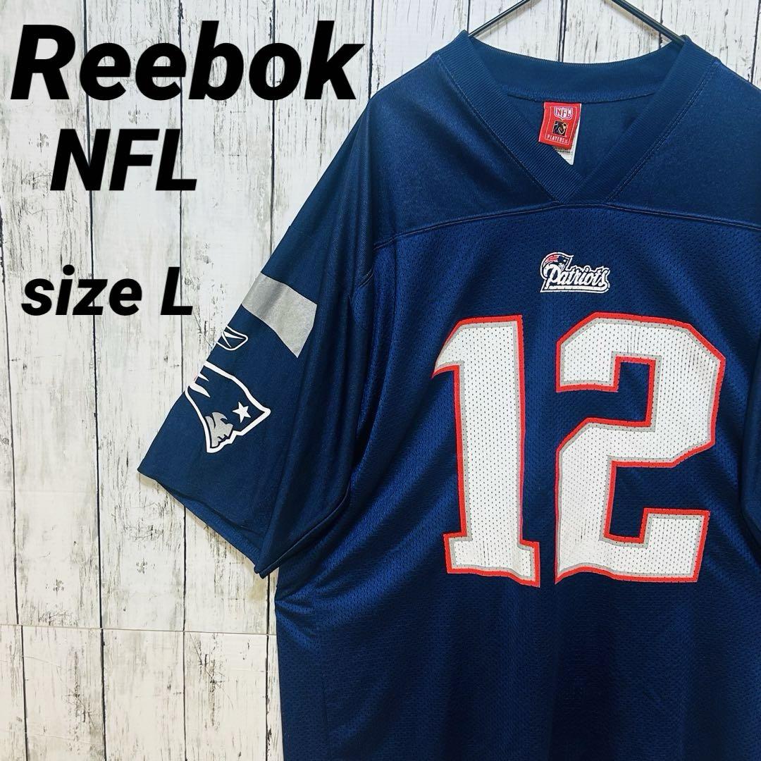 Reebok リーボック ニューイングランド・ペイトリオッツ ゲームシャツ