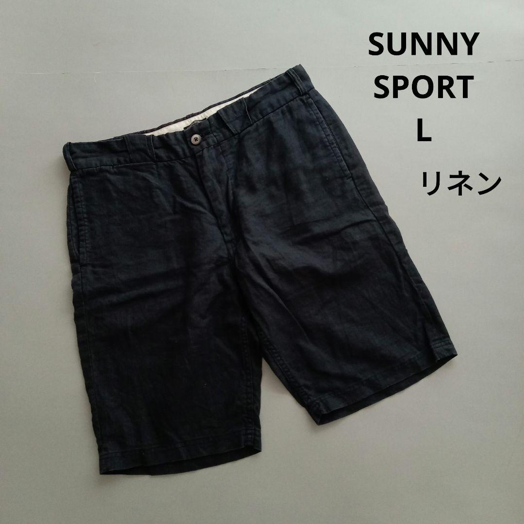 NEW サニースポーツ リネン ショートパンツ L whynotshop.com.ar