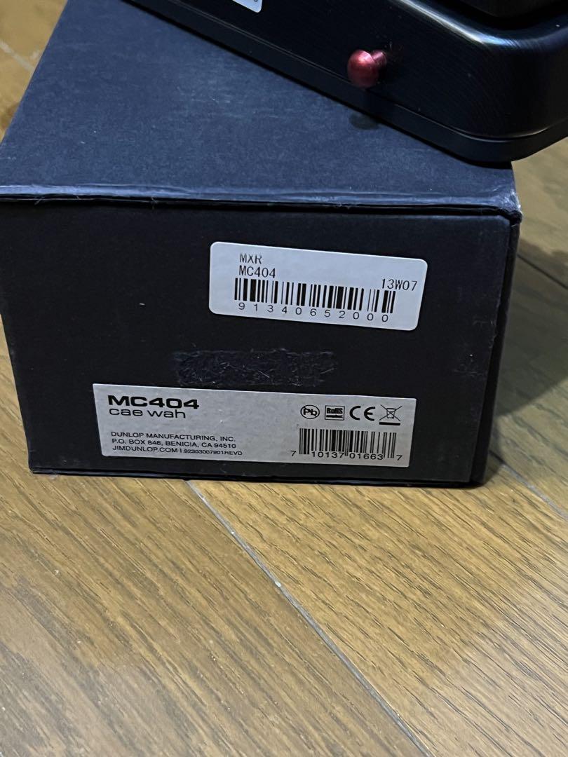 Jim Dunlop CAE Wah MXR MC404ワウ パネル付き