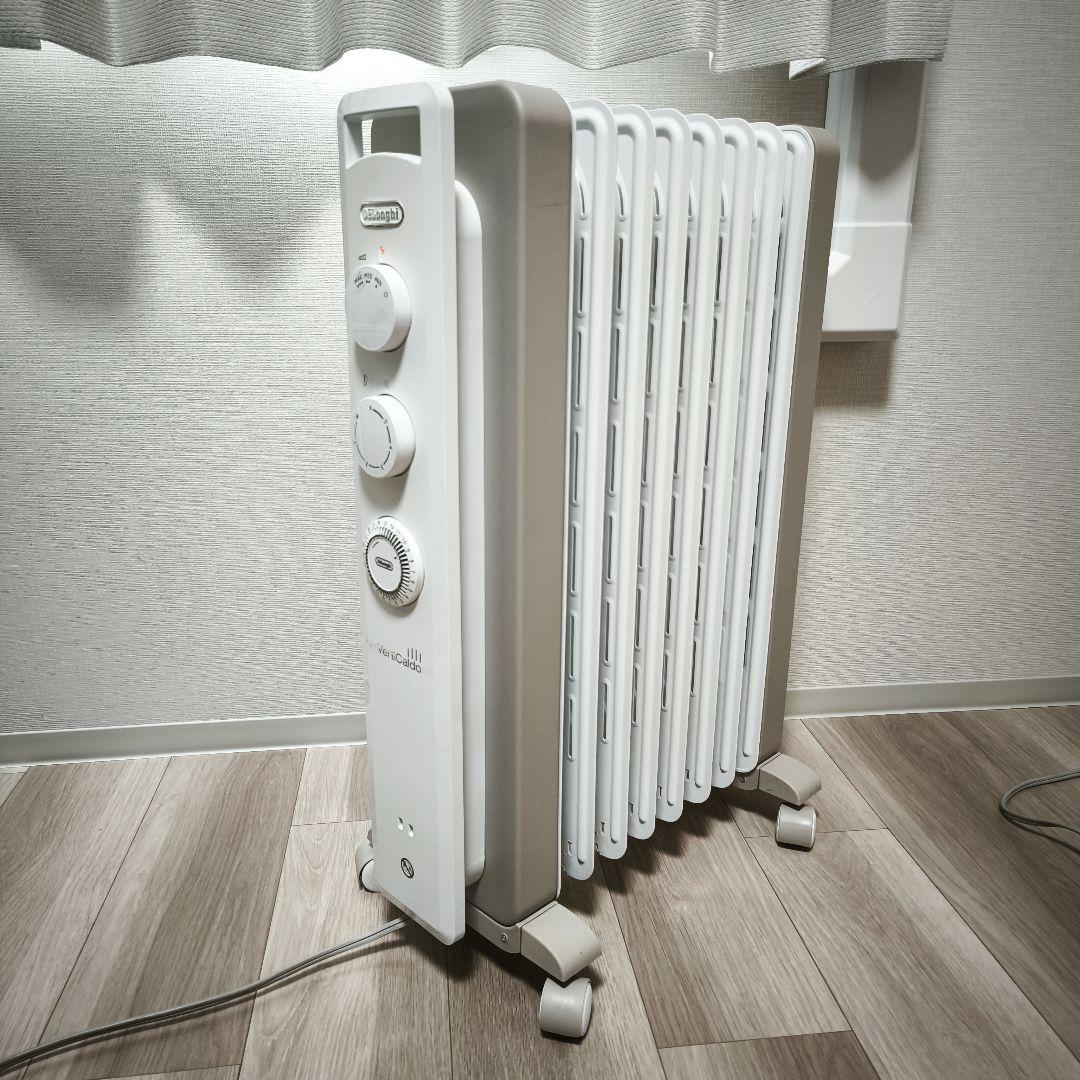 デロンギ ヴェルティカルド オイルヒーター RHJ21F0812-WH