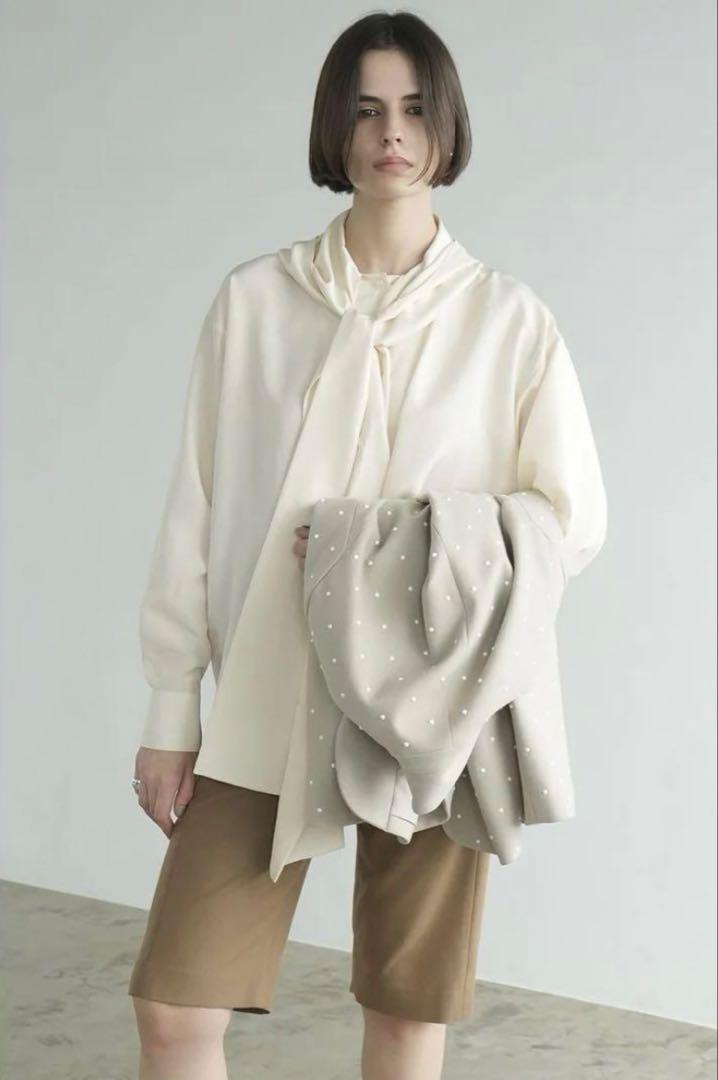 CLANE BOW TIE HOODIE SHIRT 松本恵奈 広瀬すず