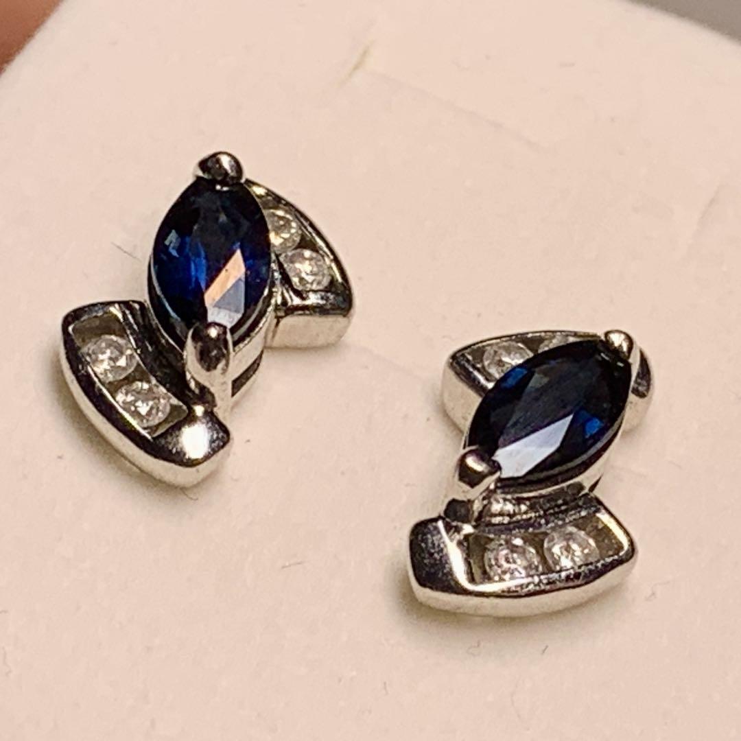 ジュエリーマキ　サファイア　ピアス&ネックレス　セット