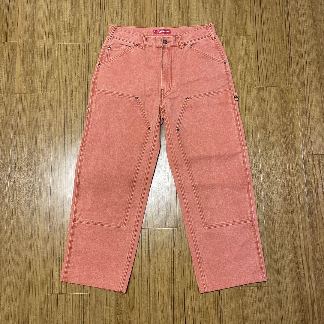 美品！SUPREME Double Knee Painter Pant Rust